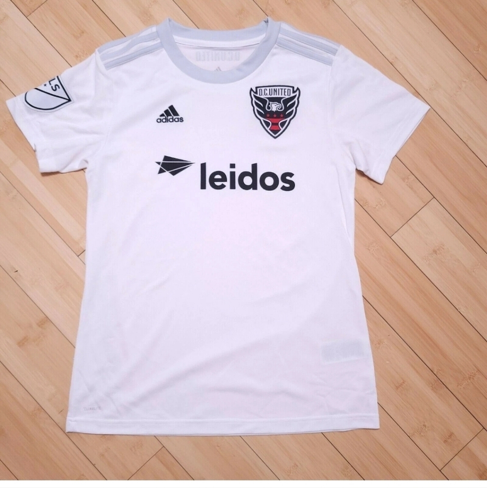 Adidas Women’s Medium White D.C. United Jersey Soccer Shirt